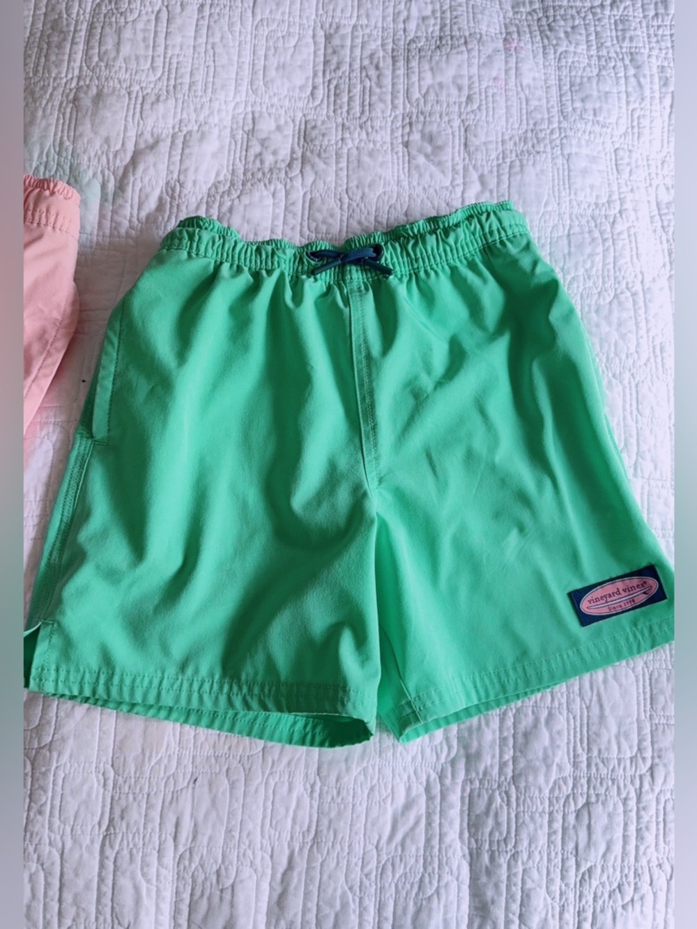 Vineyard Vines Pink Kids Shorts - Picture 5 of 7